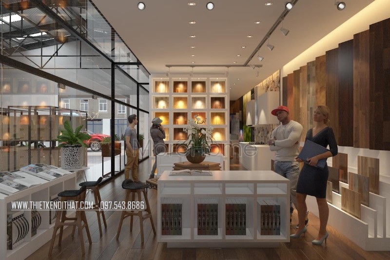 Thiết kế showroom nội thất Janhome Thiết kế showroom nội thất Janhome