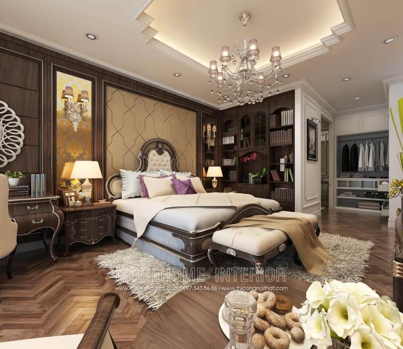 Xu hướng lựa chọn các mẫu giường ngủ biệt thự sang trọng và tiện nghi