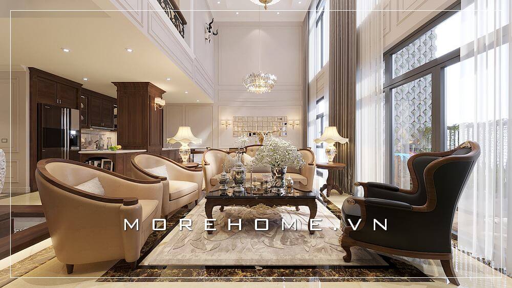 Sofa chung cư tân cổ điển Sofa chung cư tân cổ điển