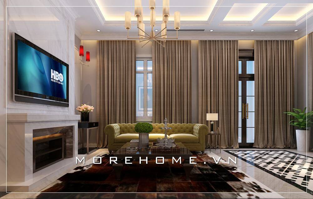 Sofa chung cư tân cổ điển Sofa chung cư tân cổ điển