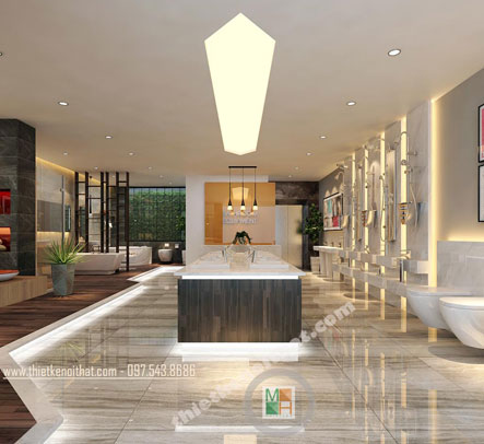 Thiết kế showroom thiết bị vệ sinh